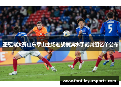 亚冠淘汰赛山东泰山主场迎战横滨水手裁判组名单公布